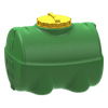 Емкость 500 литров цилиндрическая горизонтальная (зеленая) KSC Емкость 500 литров цилиндрическая горизонтальная (зеленая) KSC